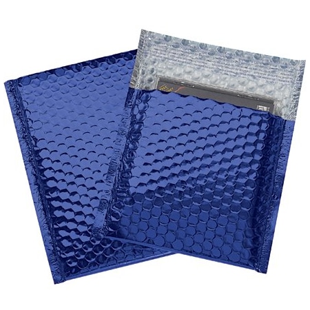 Bsc Preferred 7 x 6 3/4'' Blue Glamour Bubble Mailers, 72PK BUY03998370